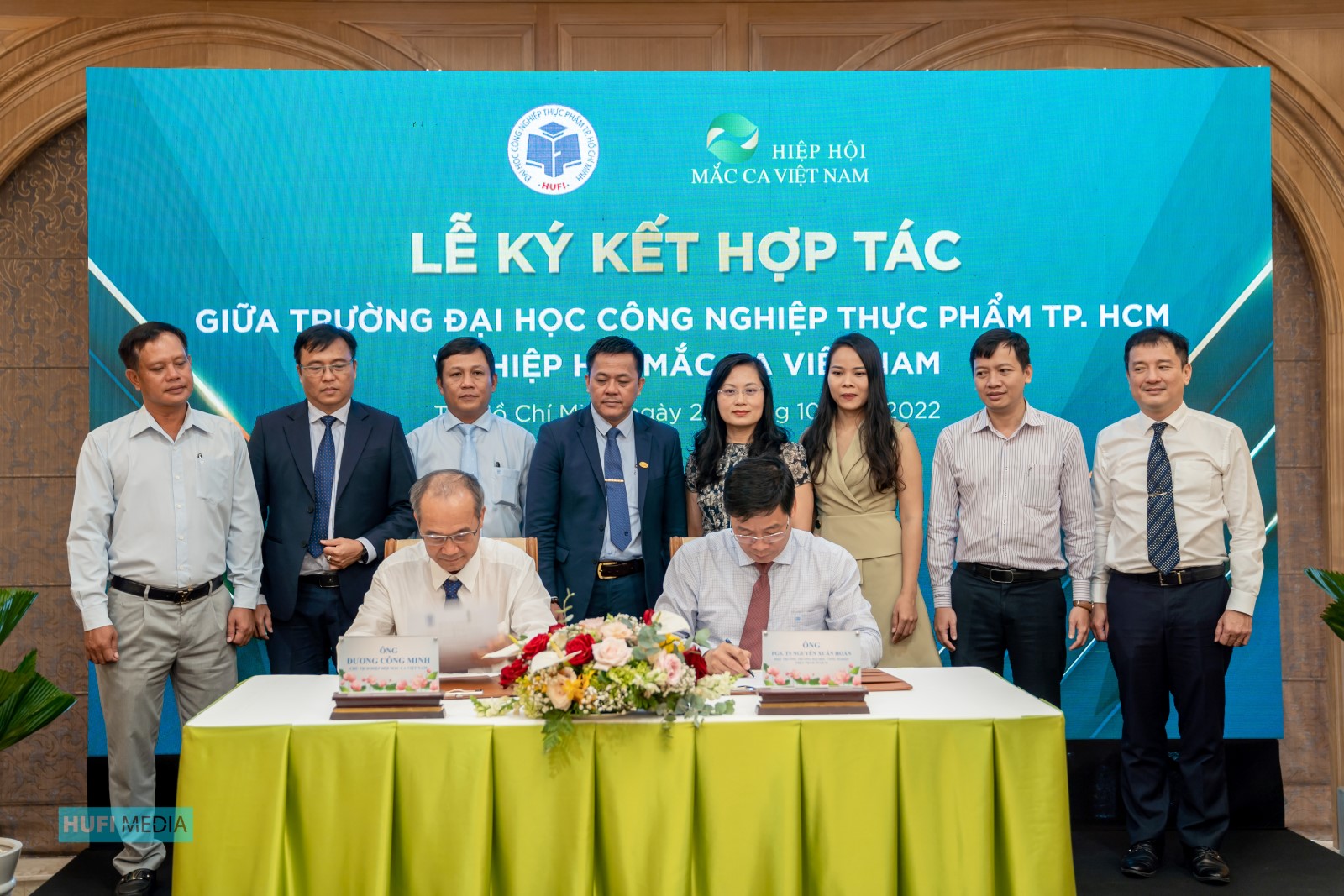 Ký kết hợp tác toàn diện giữa Trường ĐH Công nghiệp Thực phẩm TP.HCM và Hiêp hội Mắc ca Việt Nam
